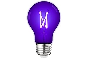 LUXRITE UV Black Light Bulb That Glows in the Dark for Any Occassion