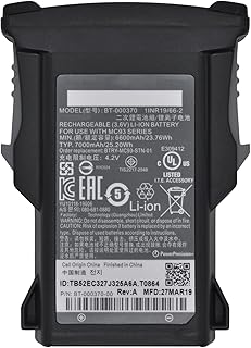 New BT-000370 Battery for Zebra MC93 MC9300 BTRY-MC93-STN-01 BTRY-MC93-NI-10 BTRY-MC93-FZ-10 P/N: BT-000370-00 Bar Code Scanner 3.6V 23.76Wh 6600mAh