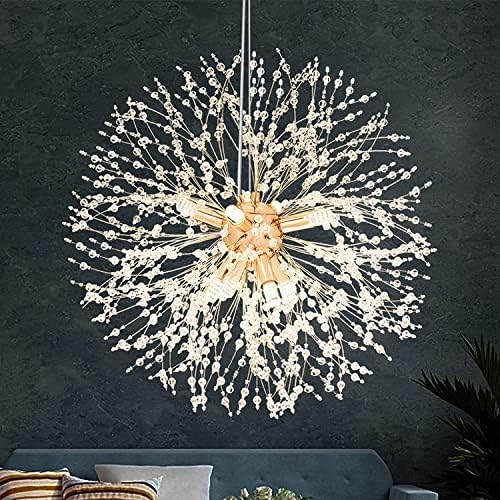 SineRise Lustres de Cristal Modernos Fogos de Artifício, Luminári...