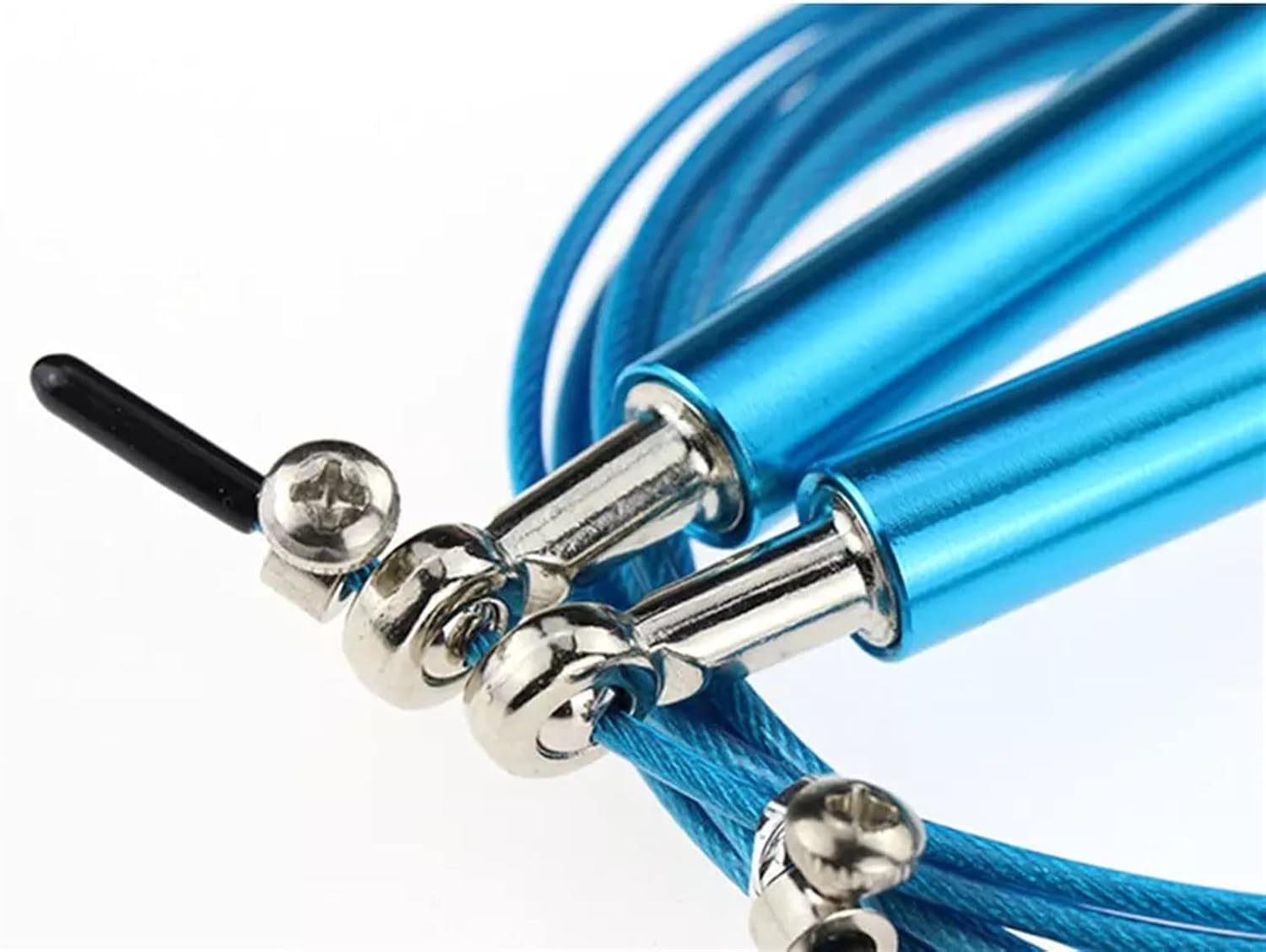Jump Rope Ropes Skillful Manufacture Adjustable Skip Rope Aluminum Handle Steel Wire Speed Skipping Rope Jump Rope(Pink)