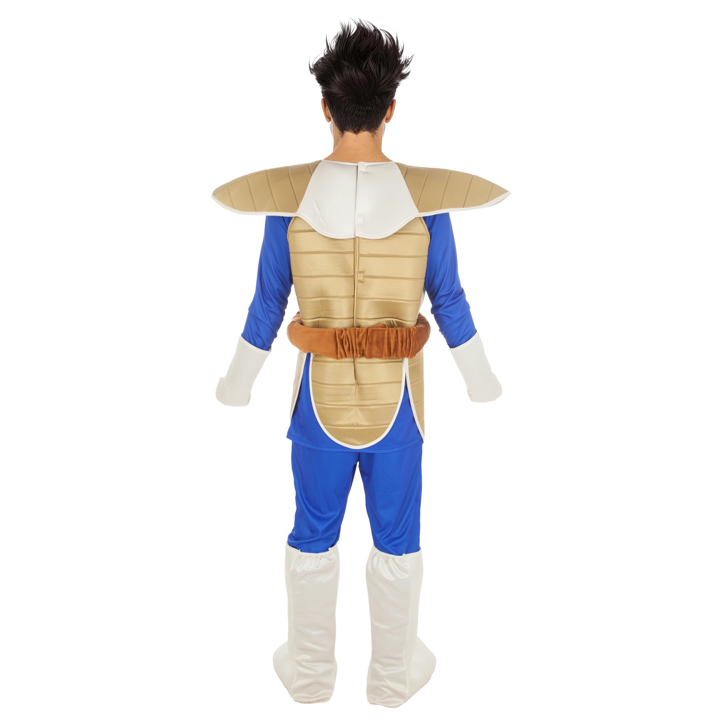 Chaks - kostium męski Vegeta, konwent anime, cosplay | Oficjalny strój Dragon Ball, 8-częściowy zestaw z zbroją, koszulką, spodniami i akcesoriami, karnawał, Comic Con