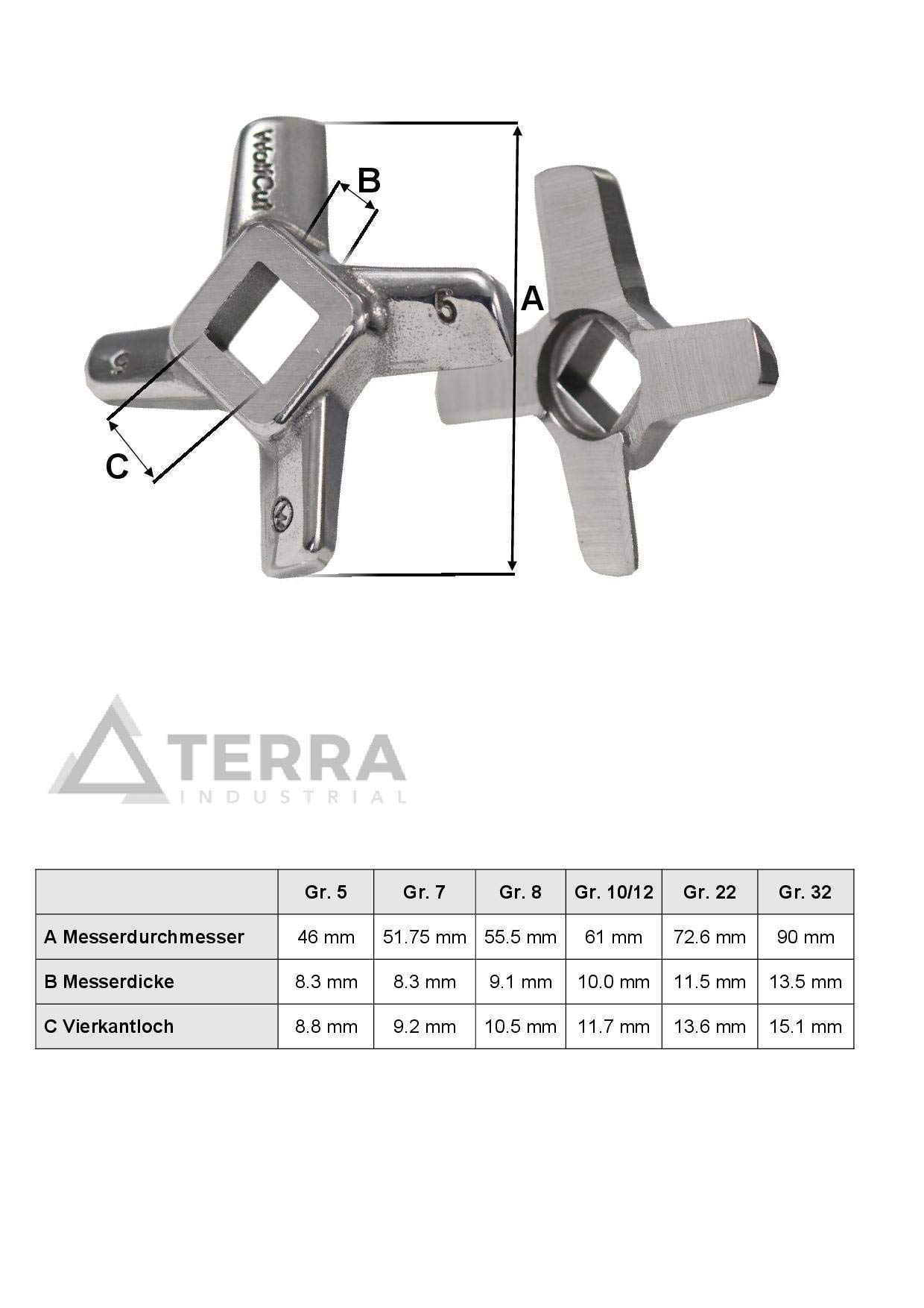chg Coltello da Cucina Acciaio Inox Argento