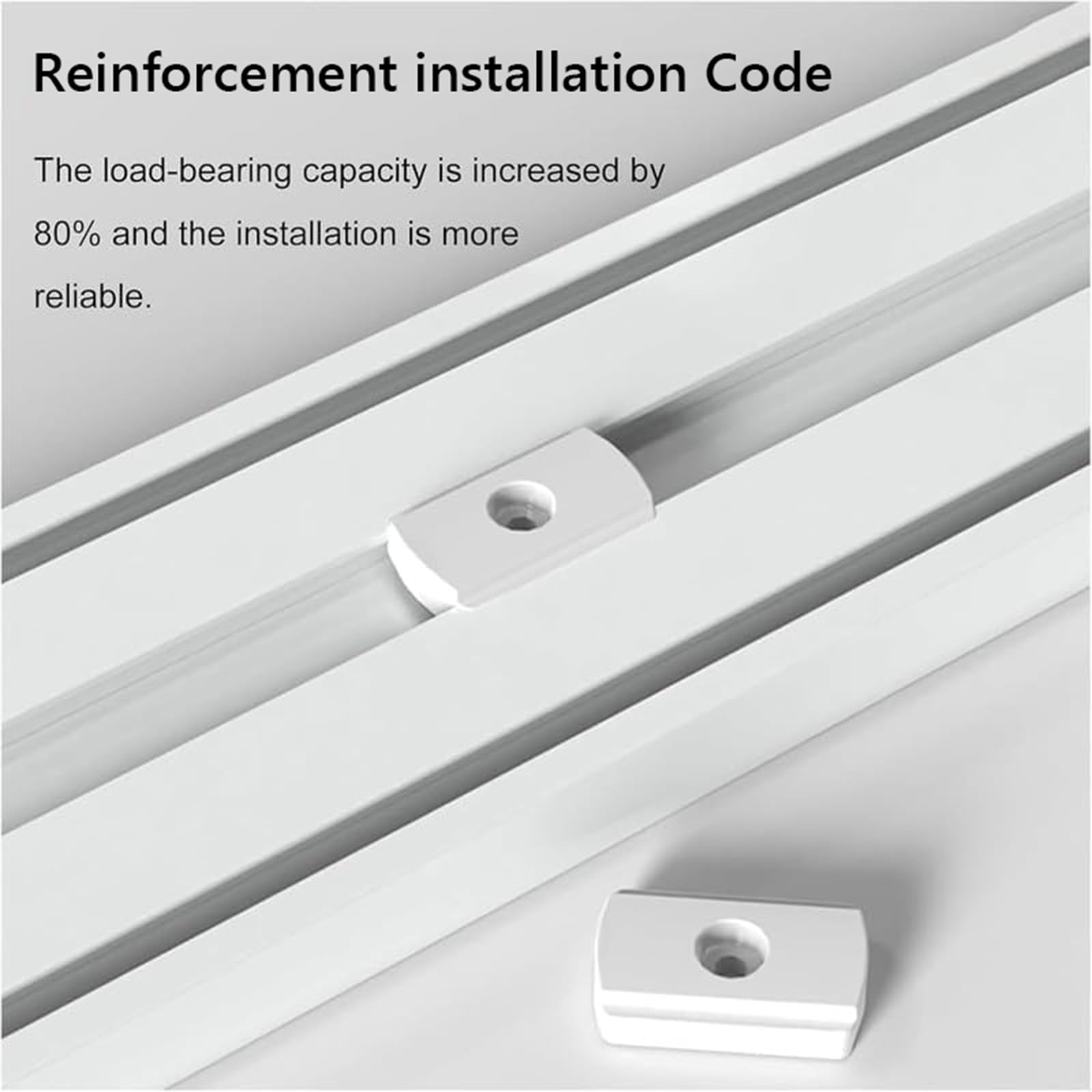 Genérico Sistema de rieles para Cortinas, riel Doble de Aluminio para Cortinas - Riel de Techo Deslizante silencioso para dormitorios, Salas de Estar y tabiques de Hotel