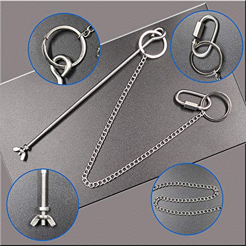 Huhn-Xylophon-Spielzeug, Hühner-Spielzeug mit 8 Metallschlüsseln, Gemüse-Futterstation für Hühner, Hühnerstall, Pecking… – Bild 5