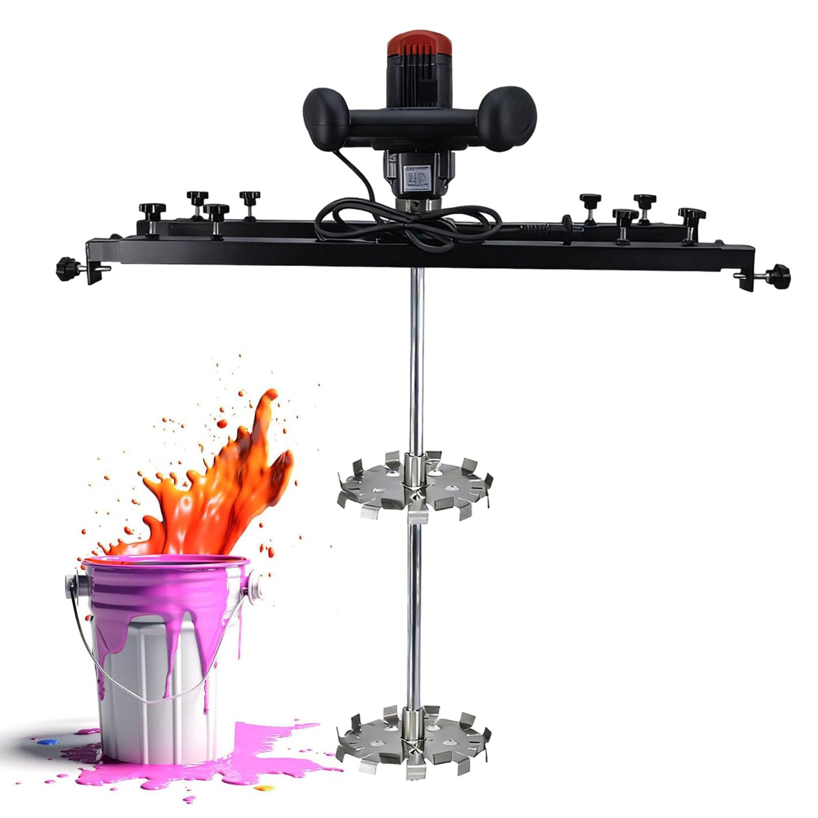 YXFAZPP IBC Agitator, 3280W Electric Tank Mixer Machine, Commercial 1 Ton Paint Stirring Machine, Paint Mixing Equipment (C)