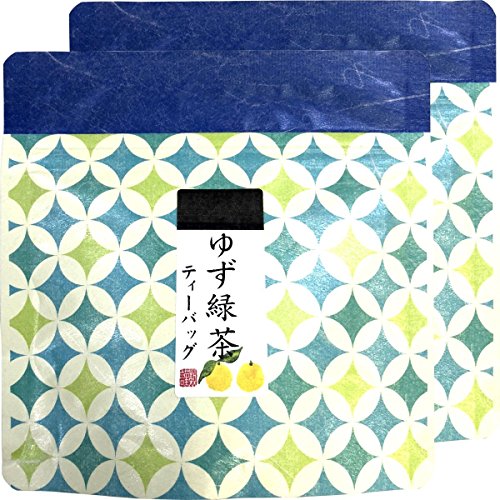 国産100% ゆず緑茶 ティーパック 2.5g×7包×2袋セット 巣鴨のお茶屋さん 山年園のサムネイル