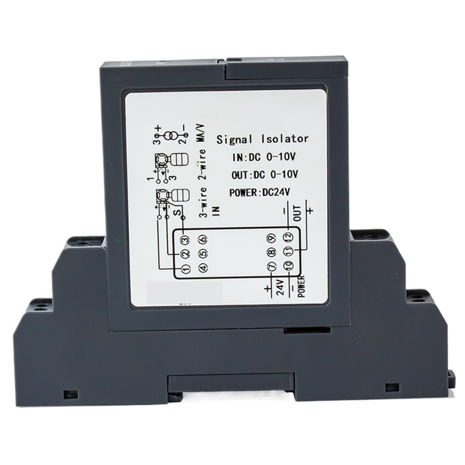 Isolateur de Signal cc 0-75mV à 4-20mA 0-10V 0-5V 1-5V, isolateur de Signal analogique 1 entrée 1 sortie 1 entrée 2 sorties, convertisseur d'isolateur de Signal