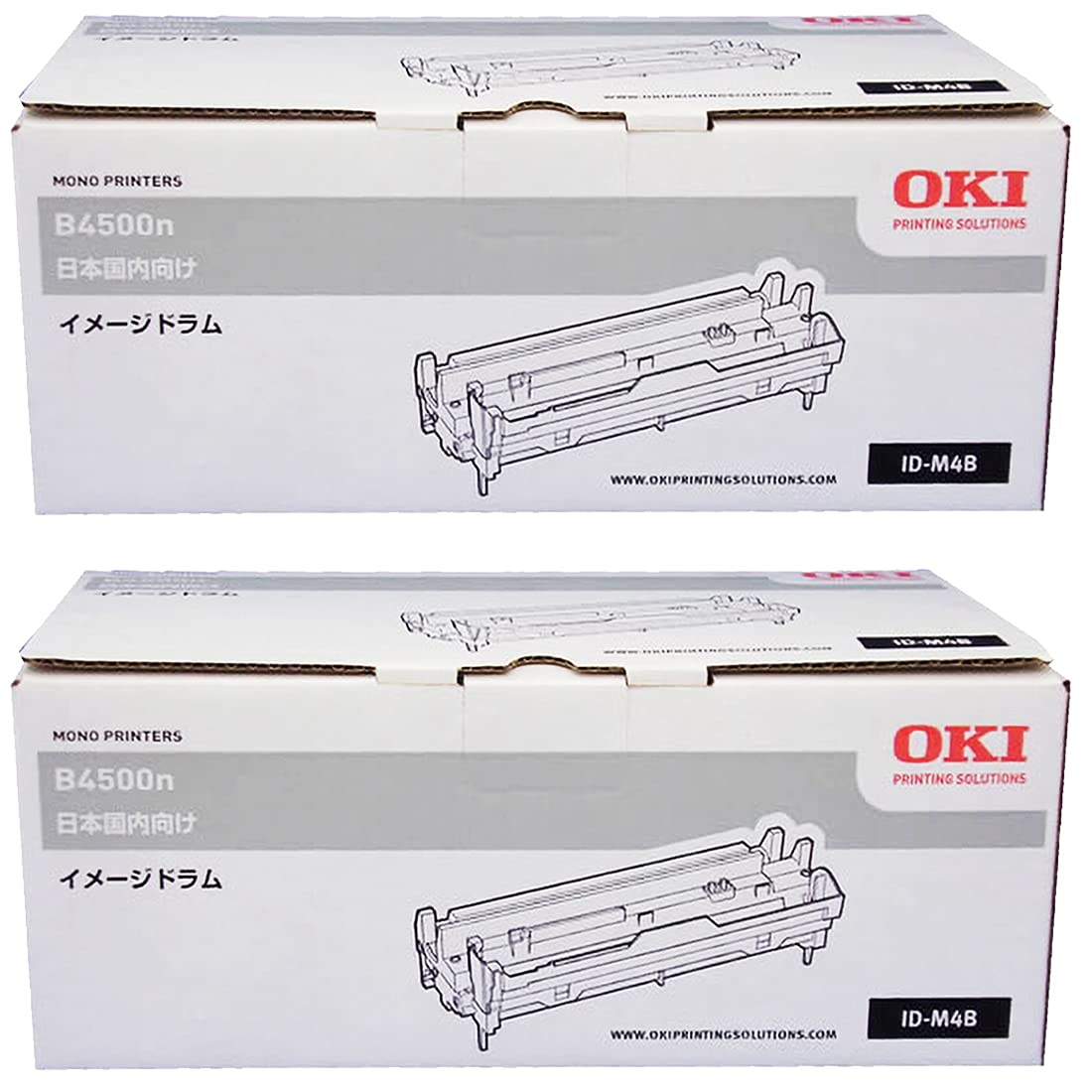 Amazon | OKI 純正品 ID-M4B イメージドラム 2本セット | Oki Data