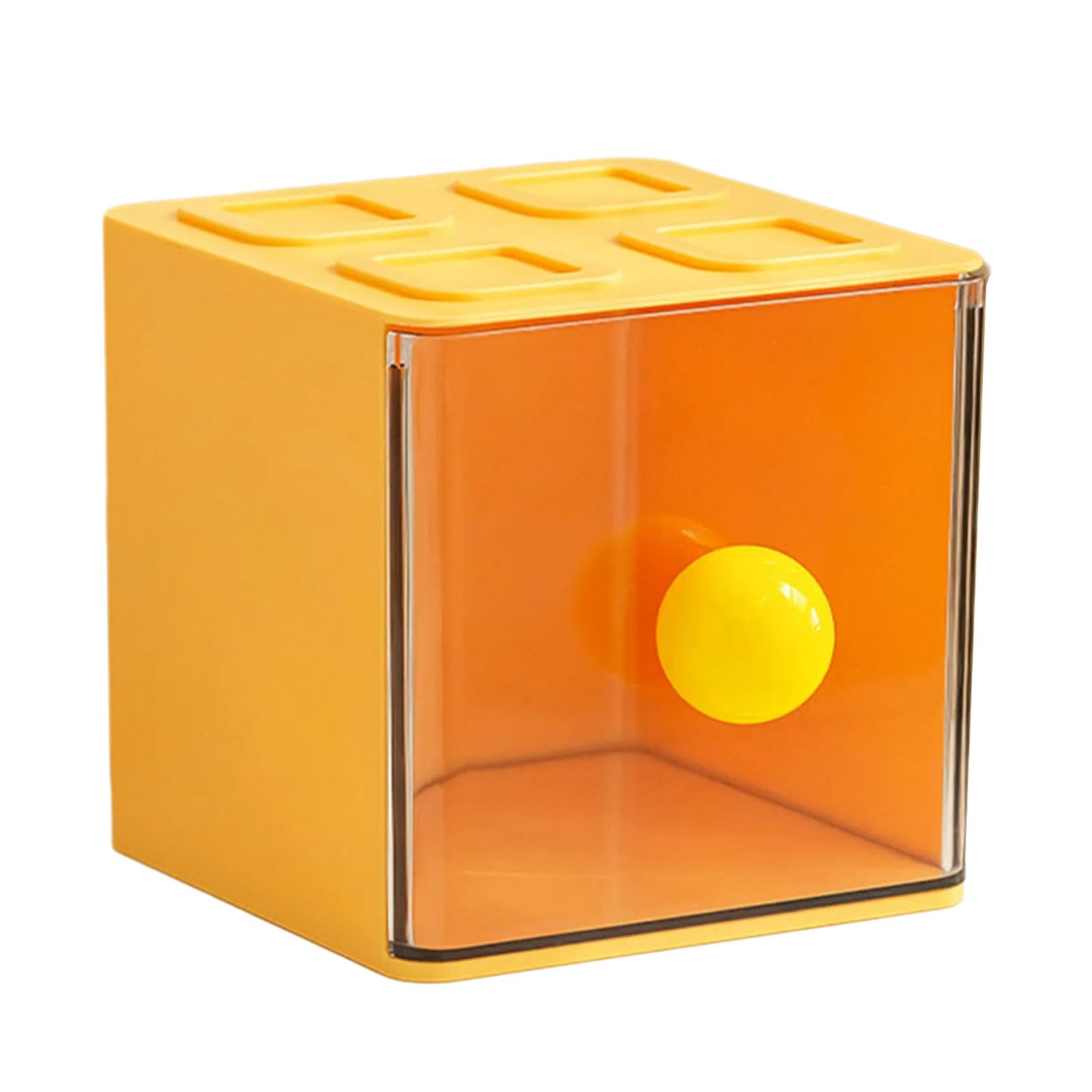 Jazuaiao Desktop Organizers Slanted Drawer Designs Visible Contents Stackable Wall Mountable Teabag Shelf Kitchen Storage Teabag Storage with Handle
