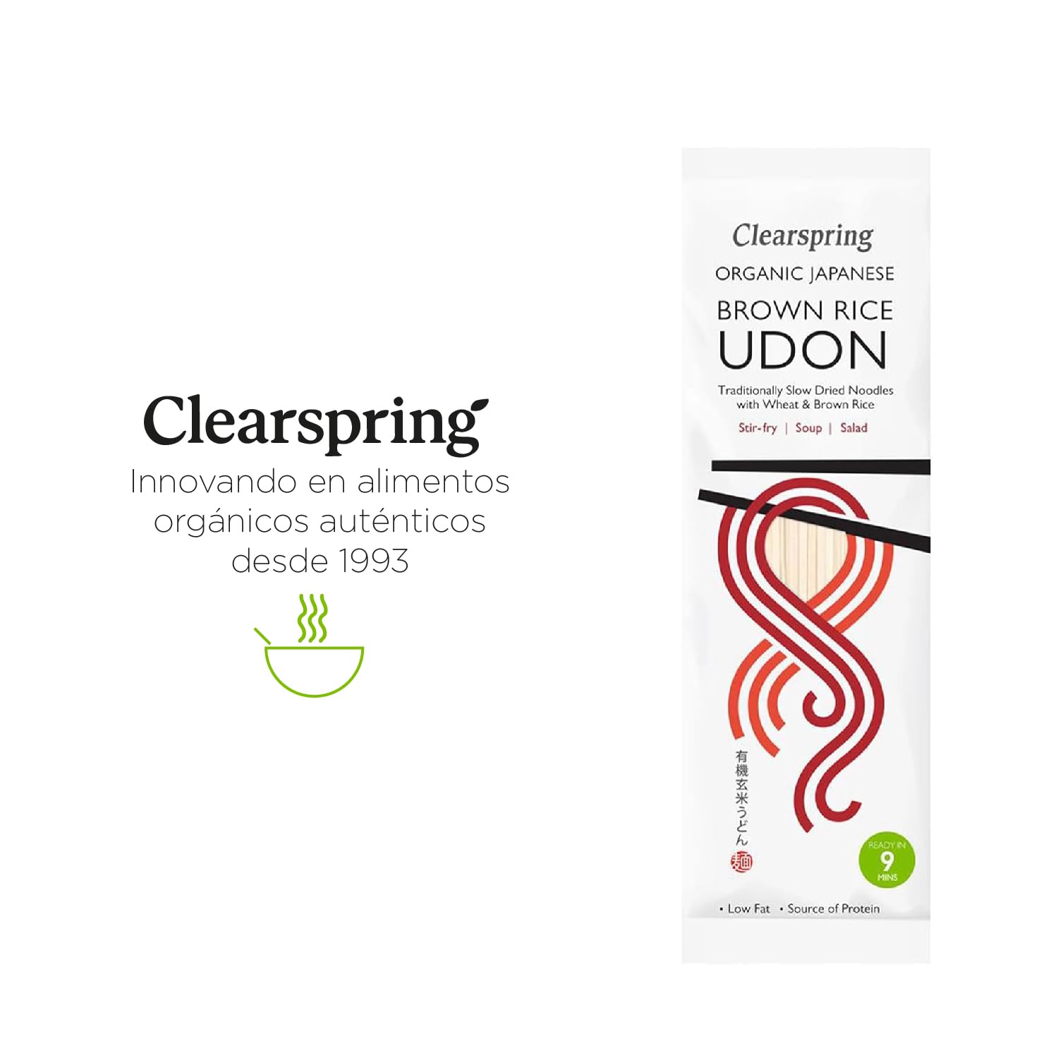 Clearspring Pasta Udon al riso integrale biologico 200 g