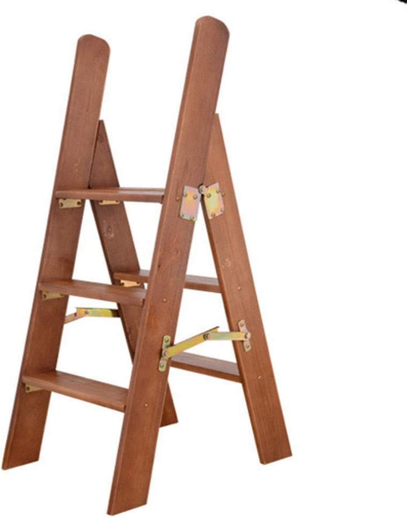 Marchepied en bois pliant multifonctionnel et escabeau à double usage