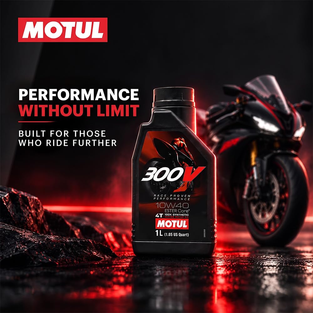 Amazon.com: Motul 300V Factory Line Road Racing 15W50 4T Synthetic