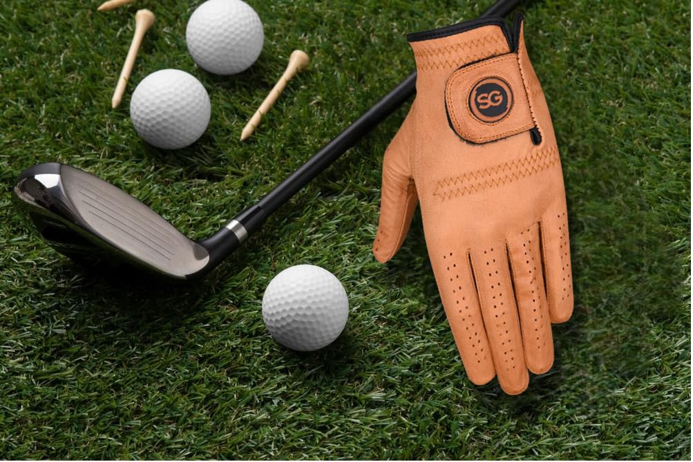Golf Gloves Men -Cabretta Leather Pack of 3 Gloves, for All Weather Conditions, Soft Feel Grip, Breathable - Image 2