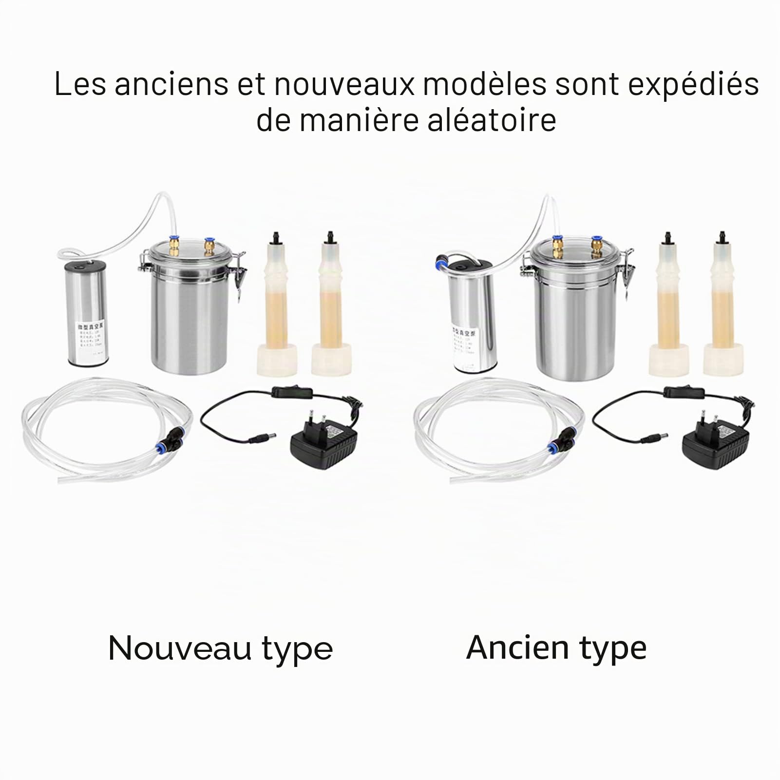 Tire-Lait Électrique Pompes Milker Électrique 110-240V Machine à Traire avec 2L Bouteille de Lait Équipement pour Bétail Laitier Vache Moutons Chèvre Lait Portable Pompes à Vide Électrique(Sheep )