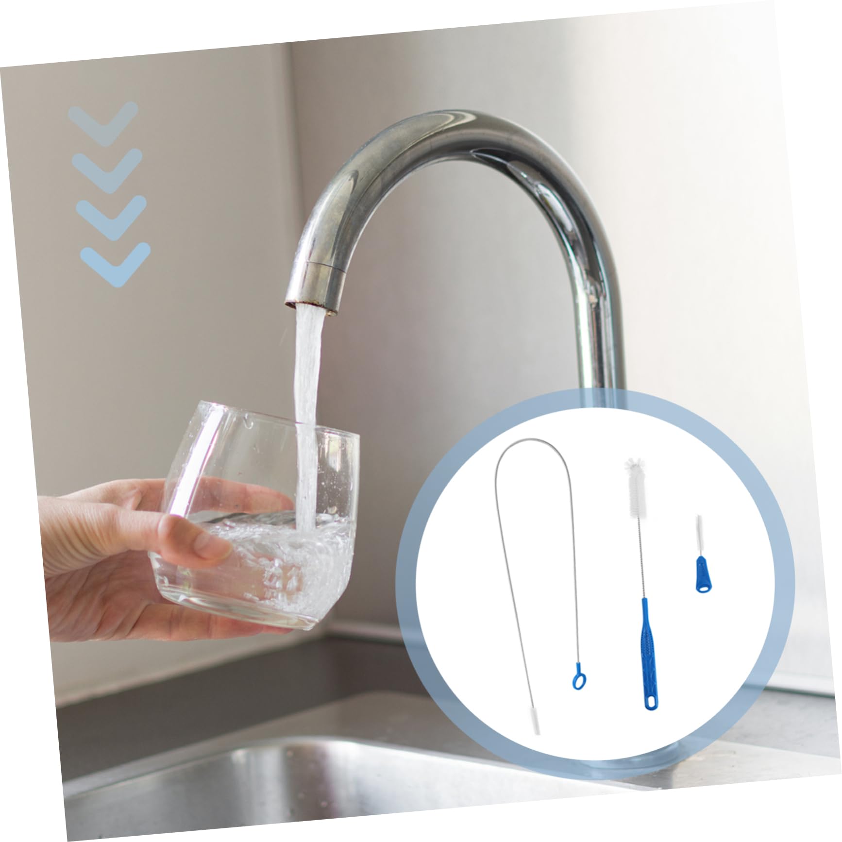 FRCOLOR 9stücke Teiliges Set Flexible Reinigungsbürsten Für Flaschen Und Röhren Hygienische Von Babyflaschen Wasserflaschen Und Langlebige Kratzfreie Materialien Weiß