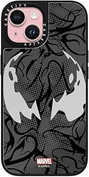 ヴェノムマスク　iPhone 15 Pro CASETiFY Amazon.com: CASETiFY Mirror iPhone 15 Case [Spider-Man Co