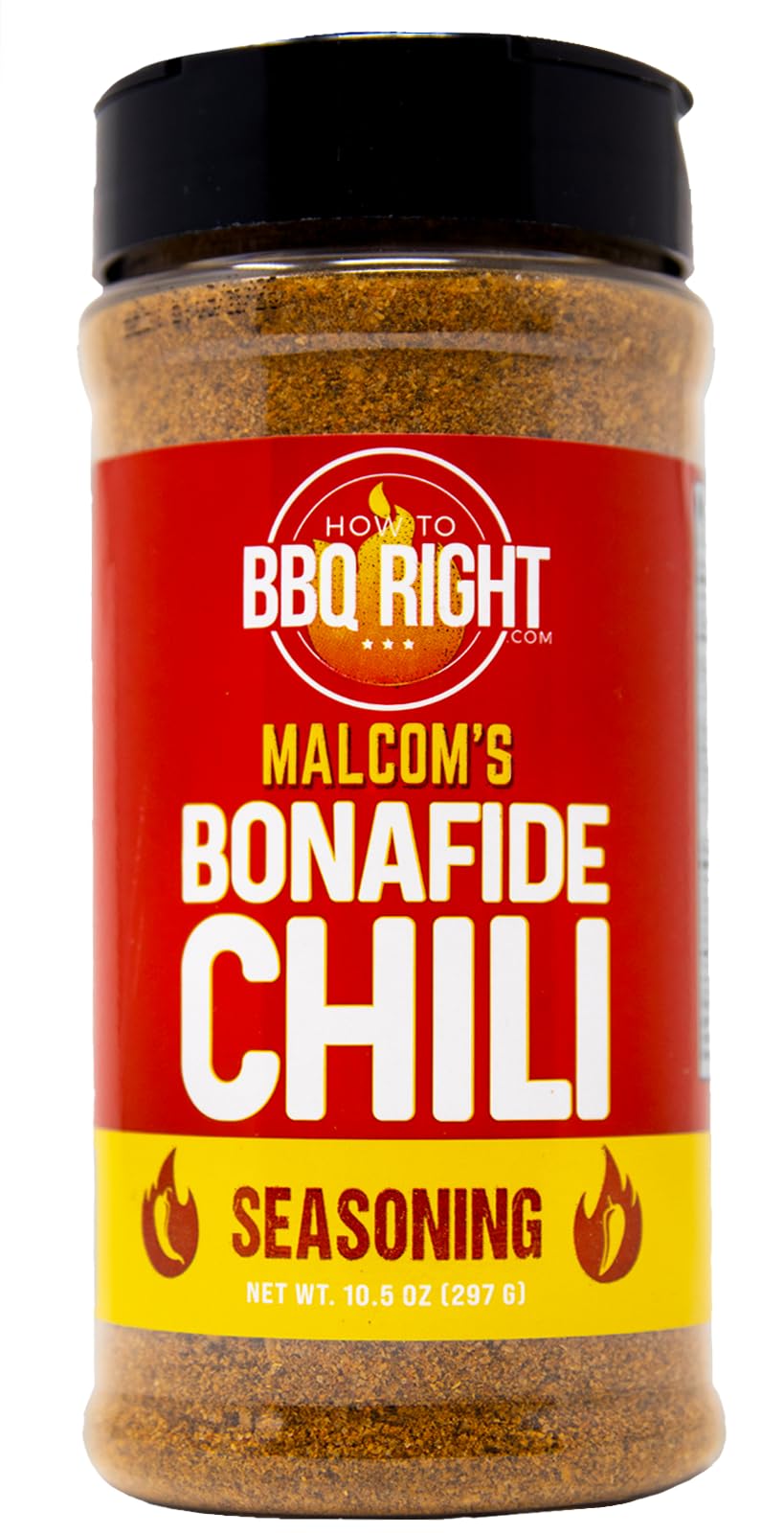 Malcom's Bonafide Chili Seasoning Mix | Championship Original Seasoning Kit | Perfect Blend of Gourment Spices for Meat, Vegan, or Vegetarian Chili | 16 oz