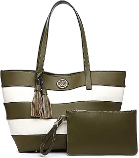 Zeneve London Bag For Women,Green - Tote Bags
