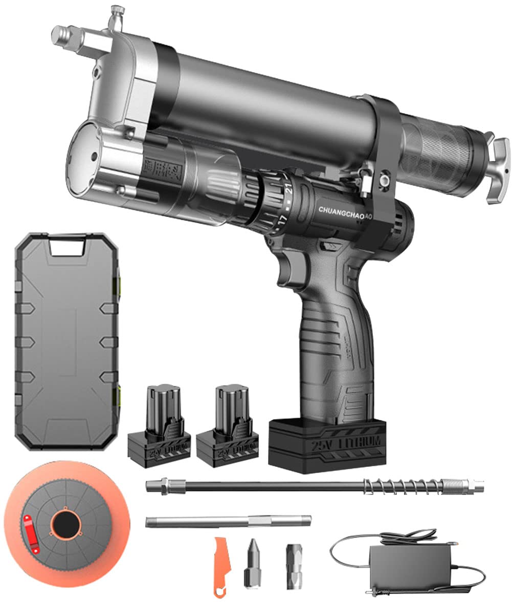 Amazon.co.jp: RSTJ-Sjef 電動グリースガン、12000 PSIヘビー