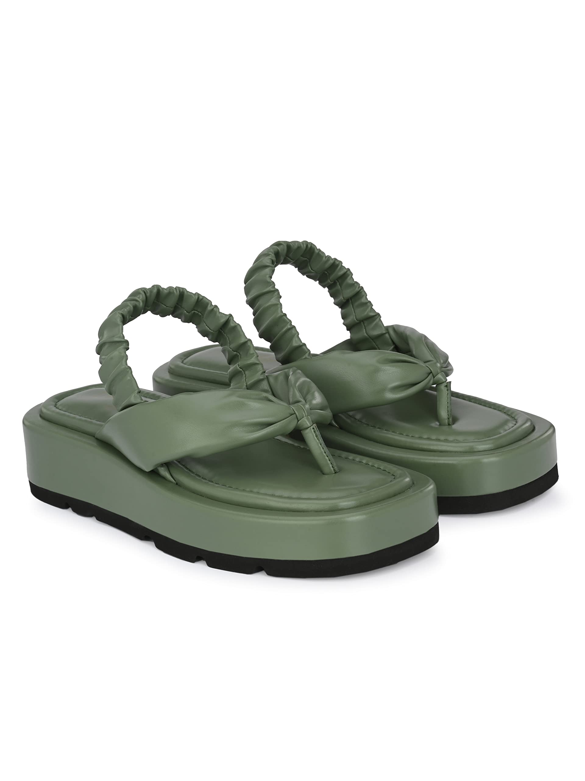 Delize Light- Green Women Vegan Leather Light Weight Sandals 2813 38 (B0BT81M5K8) Amazon Price History, Amazon Price Tracker