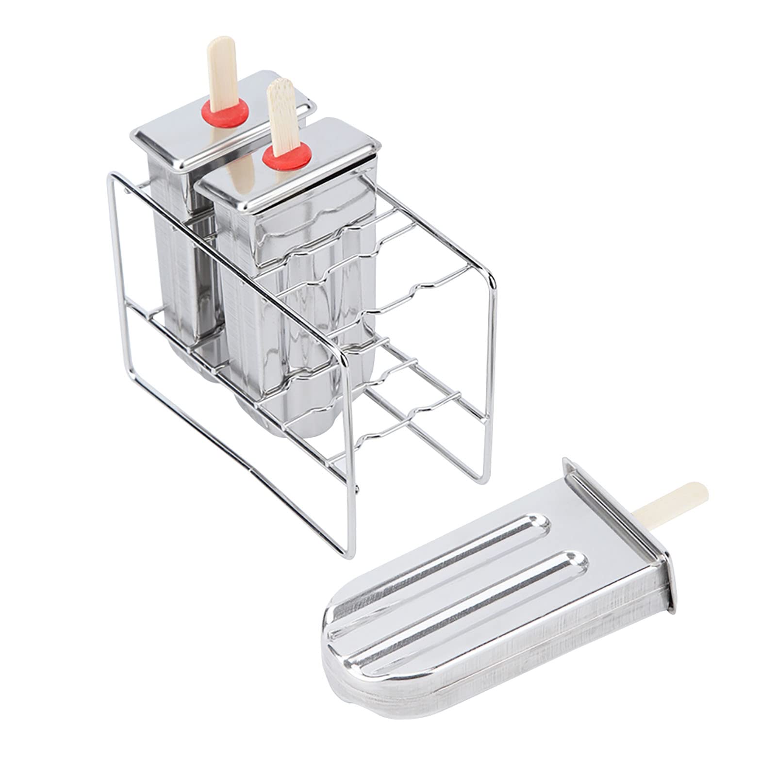 moldes para polos, Paleta de helado acero inoxidable for bricolaje a prueba