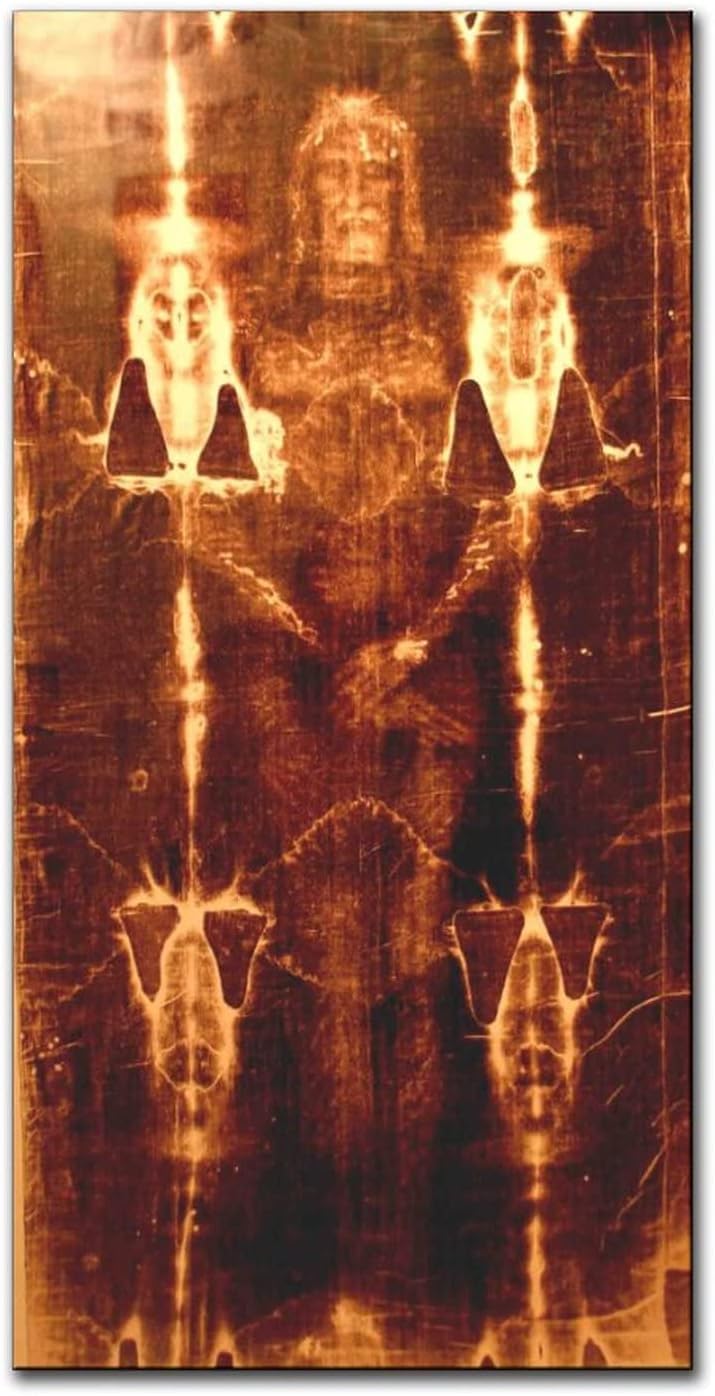 ZerAphShroud of Turin Perpignan Cathedral Poster Canvas Print Wall Art Modern Classroom Bedroom Room Aesthetics Decoration Boys Women Gift Unframed and Framed (24x36inch-No Framed)
