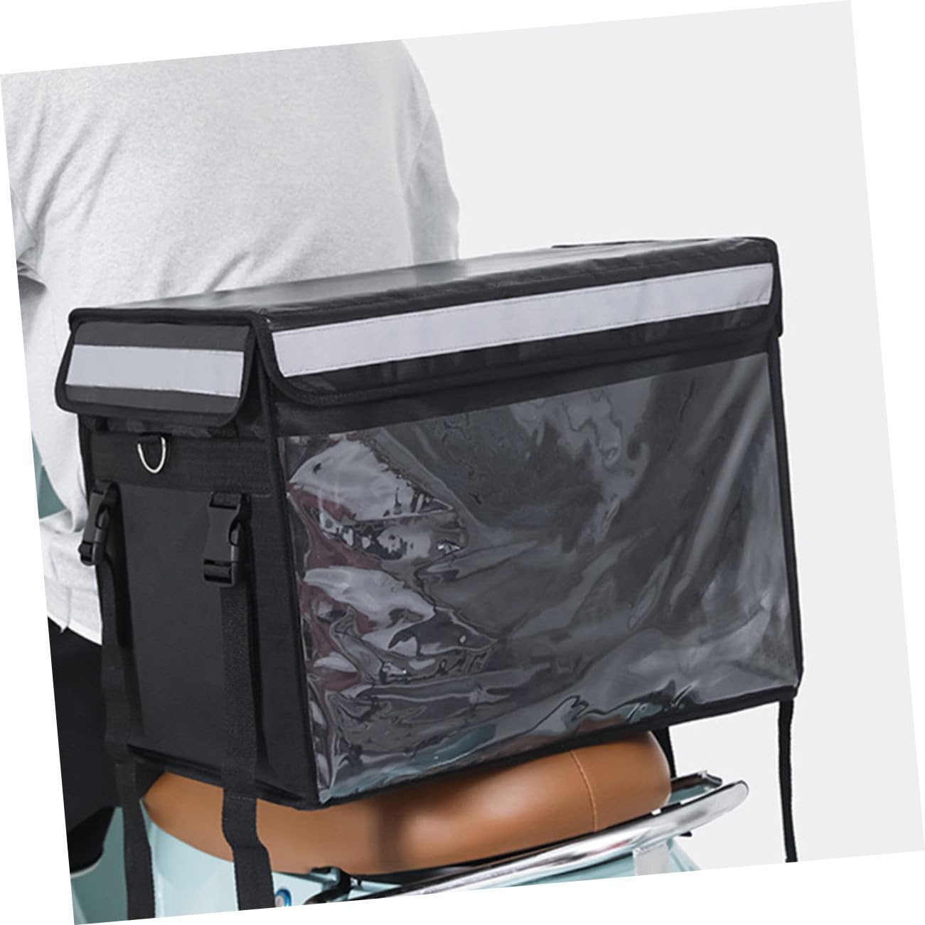 Contenitore Termico da 32l Rivestimento Oxford e Alluminio Mantiene Caldo e Freddo Struttura Resistente per Alimenti per Picnic e Vacanze