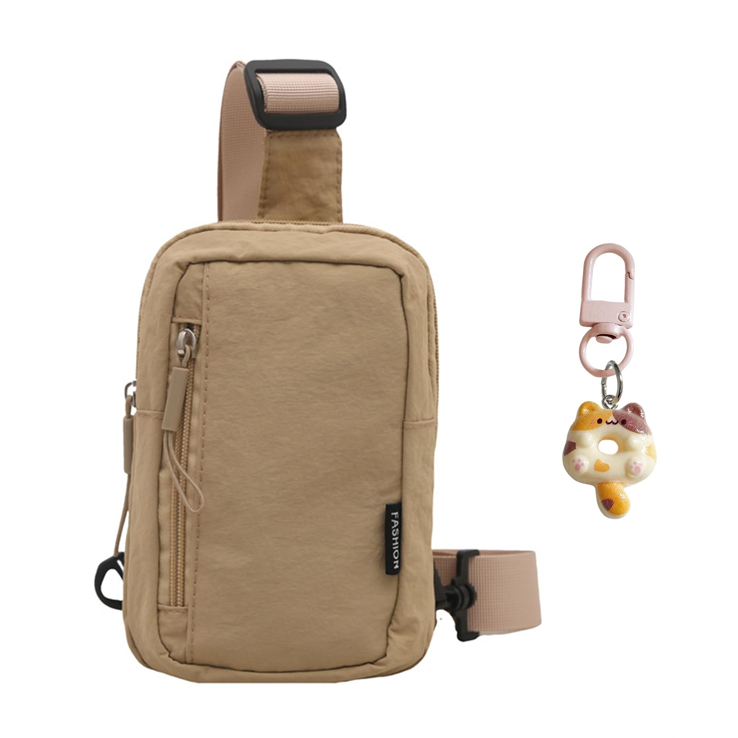 RNSKFG 1 Crossbody Chest Bag And 1 Pendant, Outdoor Leisure Bag, Simple Crossbody Bag, Outdoor Sports Accessories.