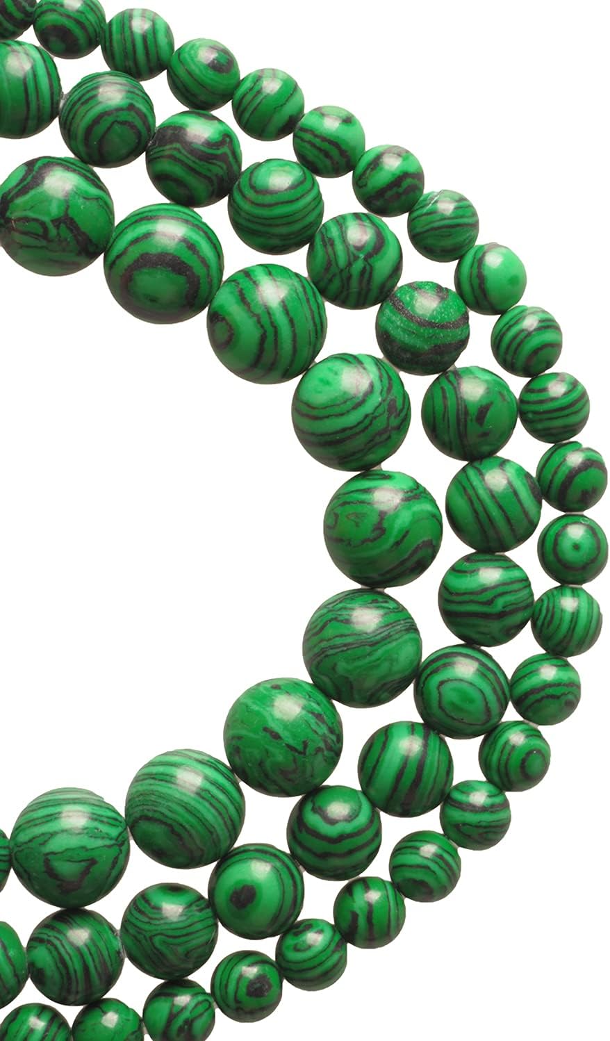 8mm Nature Stone Beads Canadian Jade Beads Green Loose Gemstone Beads for DIY Jewelry Making Approxi 15.5 inch 45pcs 1 Strand per Bag