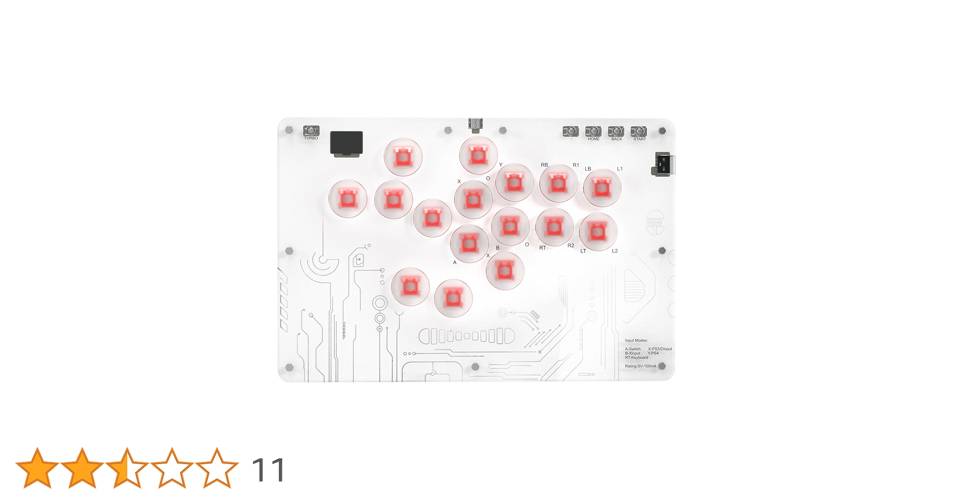 Amazon | Artudatech レバーレスコントローラー 超低遅延1ms 高