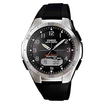 CASIO WVA-M640TD-2AJF電波ソーラー腕時計　美品 Amazon.co.jp: [カシオ]Casio 腕時計 WAVECEPTOR 世界6局電波