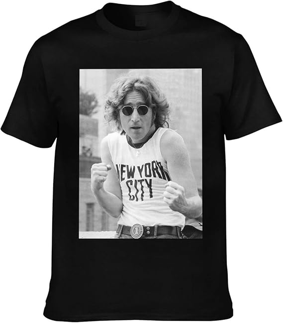 Amazon Co Jp John Lennon ジョン レノン The Beatles ザ ビートルズ Tシャツ メンズ 半袖 夏服 大きいサイズ トップス ゆったり てぃーしゃつメンズ 服 おしゃれ Tシャツ カジュアル 人気 快適 春 夏 秋 ファッション