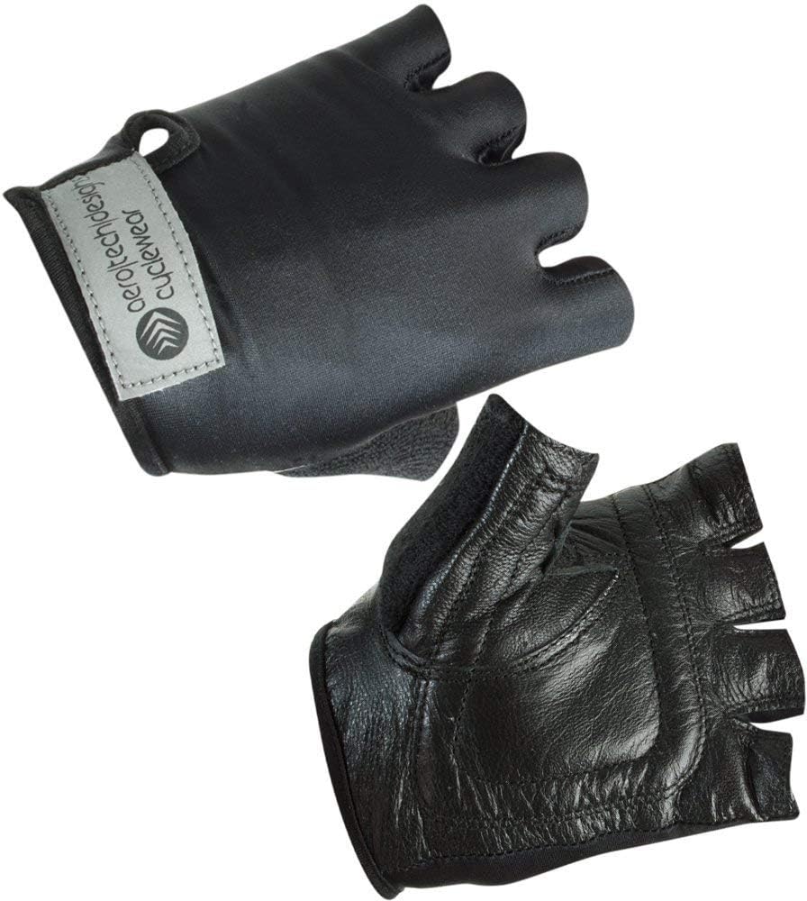 Children's Fingerless Padded Palm Gloves | Youth Size Cycling, Lifting, Rowing, Wheelchairs Glove