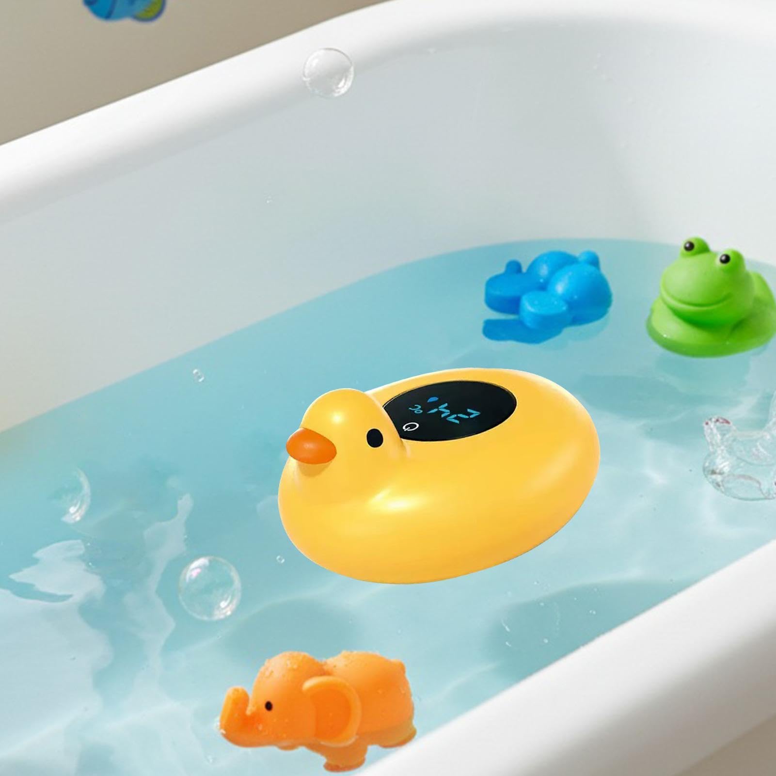 Termometro da Bagno Sicurezza Bambini Misuratore Elettronico Impermeabile | Termometro da Bagno con Design Animali Per piscina, regalo per genitori e bambini