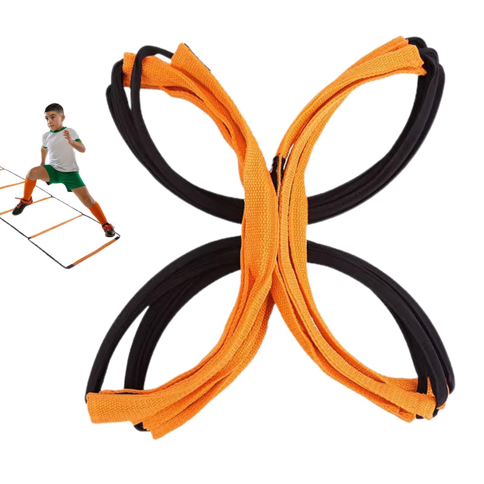 di agilità Scale pieghevoli antigroviglio per fitness e allenamento | Attrezzatura da allenamento per badminton, calcio, tennis, pallavolo, corsa, basket