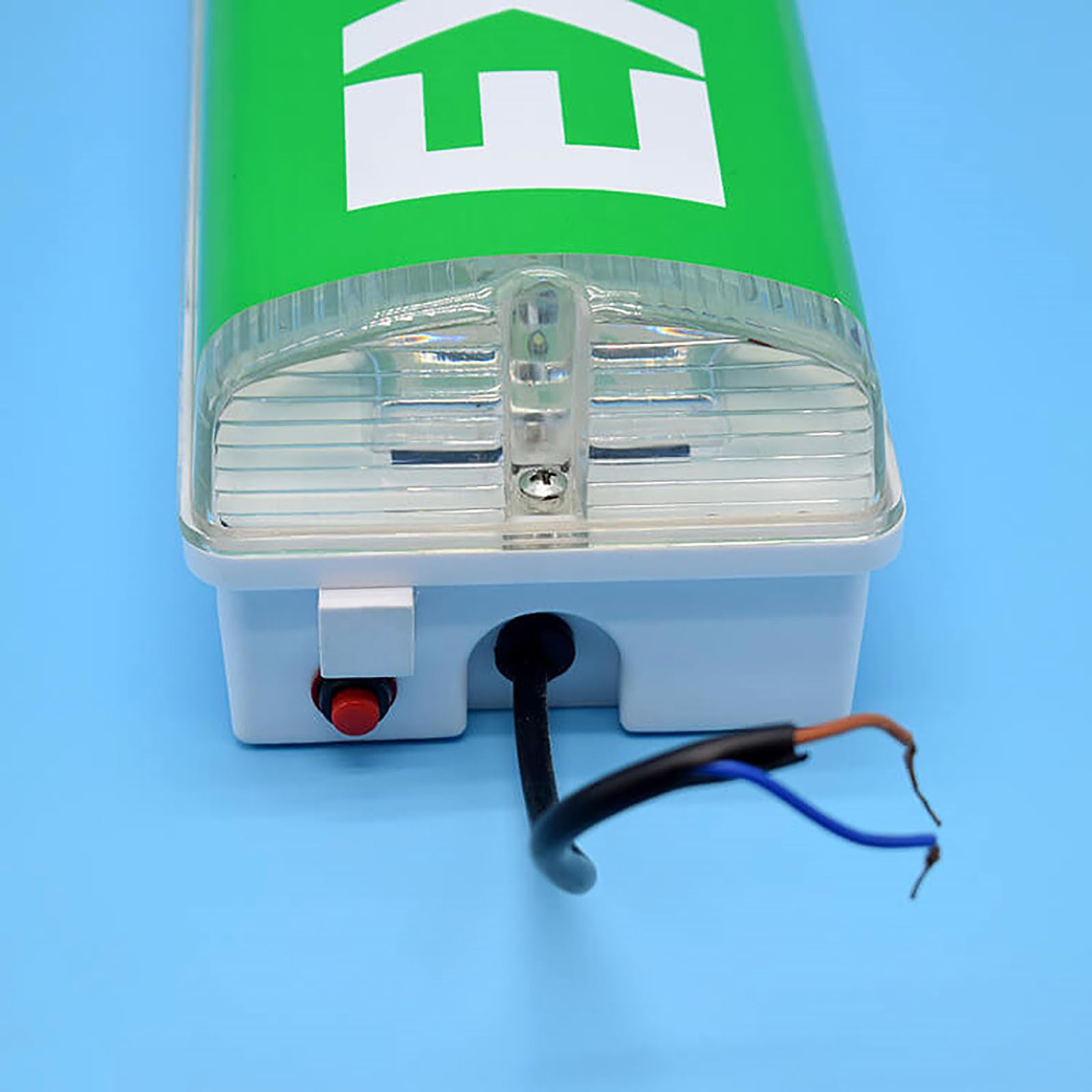 Señal LED De Salida De Emergencia, Iluminación De Emergencia Con Batería De Respaldo, Utilizada Para Instrucciones De Iluminación De Evacuación De Emergencia En Lugares Importantes