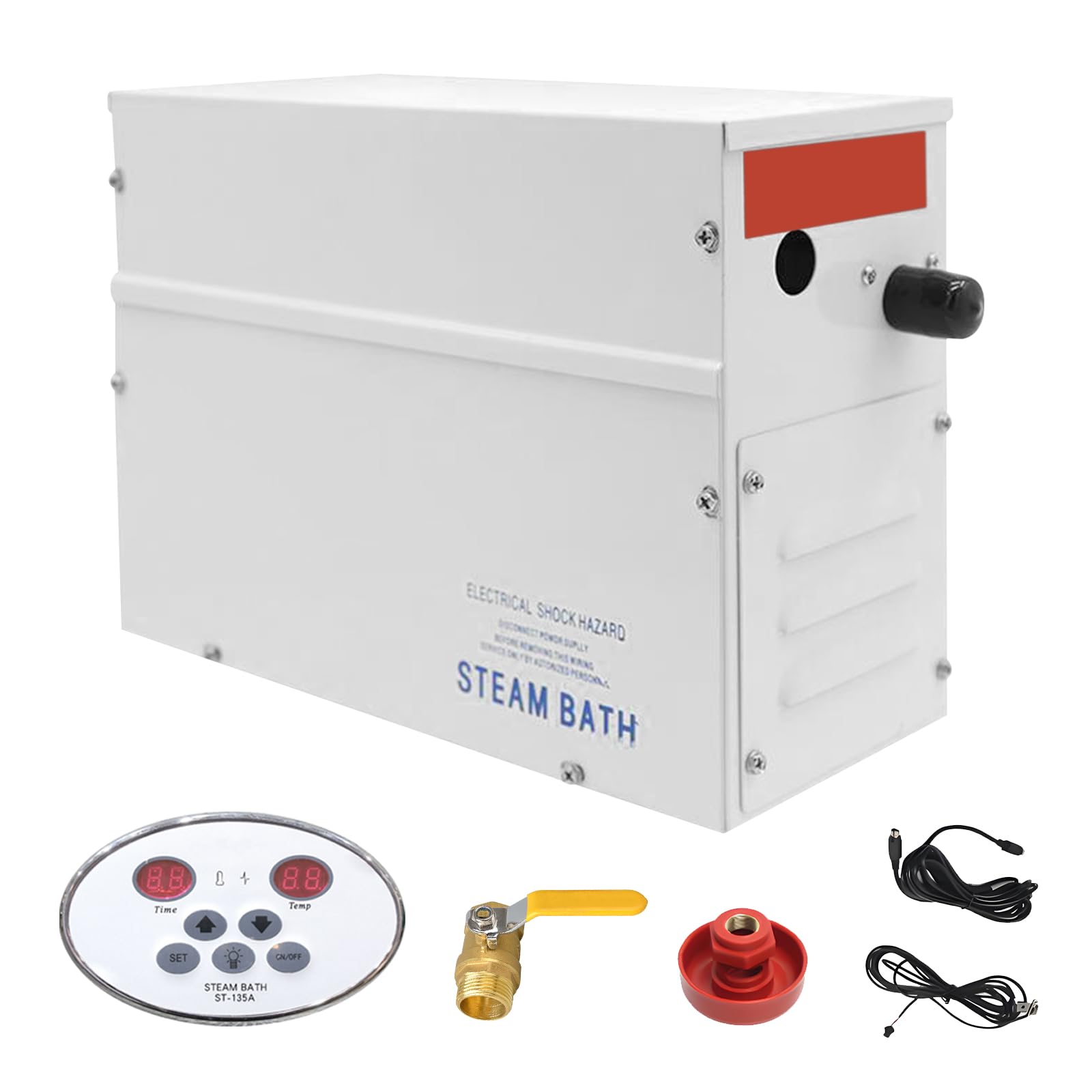 Generatore Vapore Sauna 3kW 220V Controller LED 25-55°C 2-3m³ Acciaio Inox 316