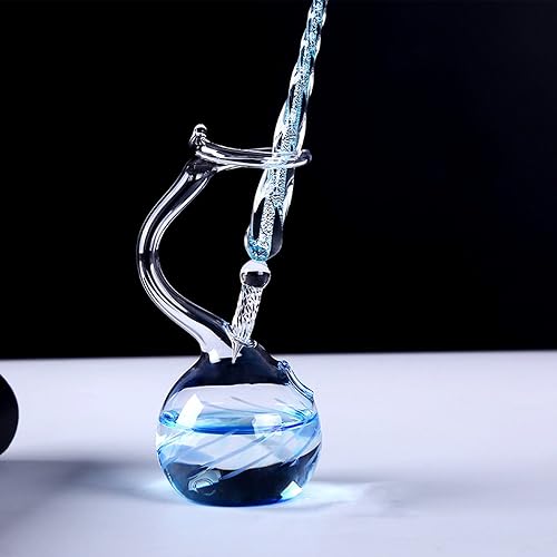 Miniatura 2 de Pluma de cristal hecha a mano, pluma fuente de vidrio, tinta líquida, pluma para uso en oficina, regalo para estudiante (conjunto de pluma de