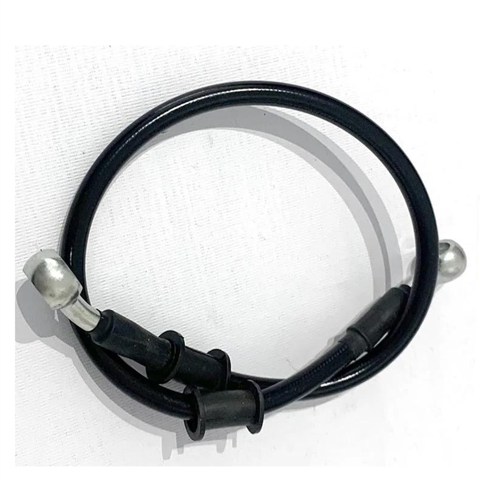 Ksxzw Black- Silver Motorbike Part Motorcycle Brake Hose Black 28° Lengh 1300 Mm