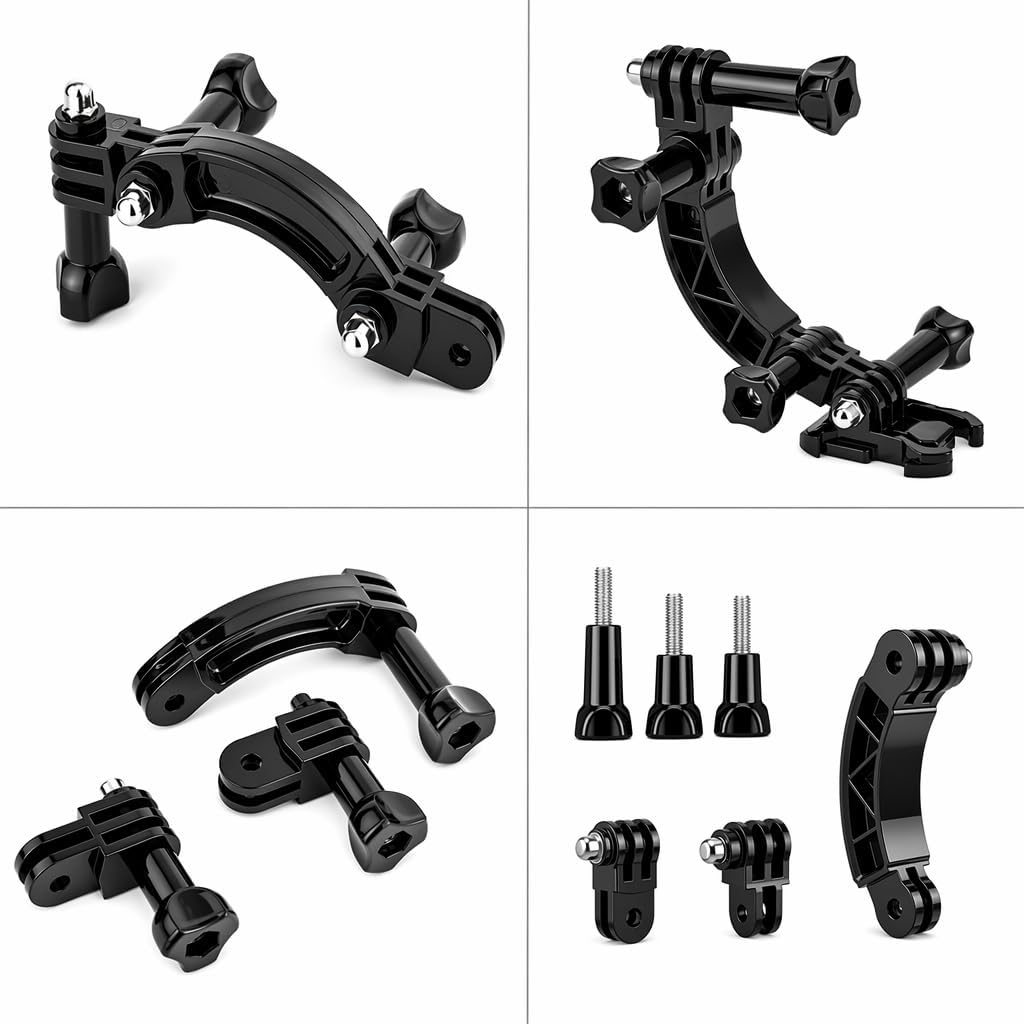 Curved Extension Arm Helmet Mount Extension Swivel Joint image 3