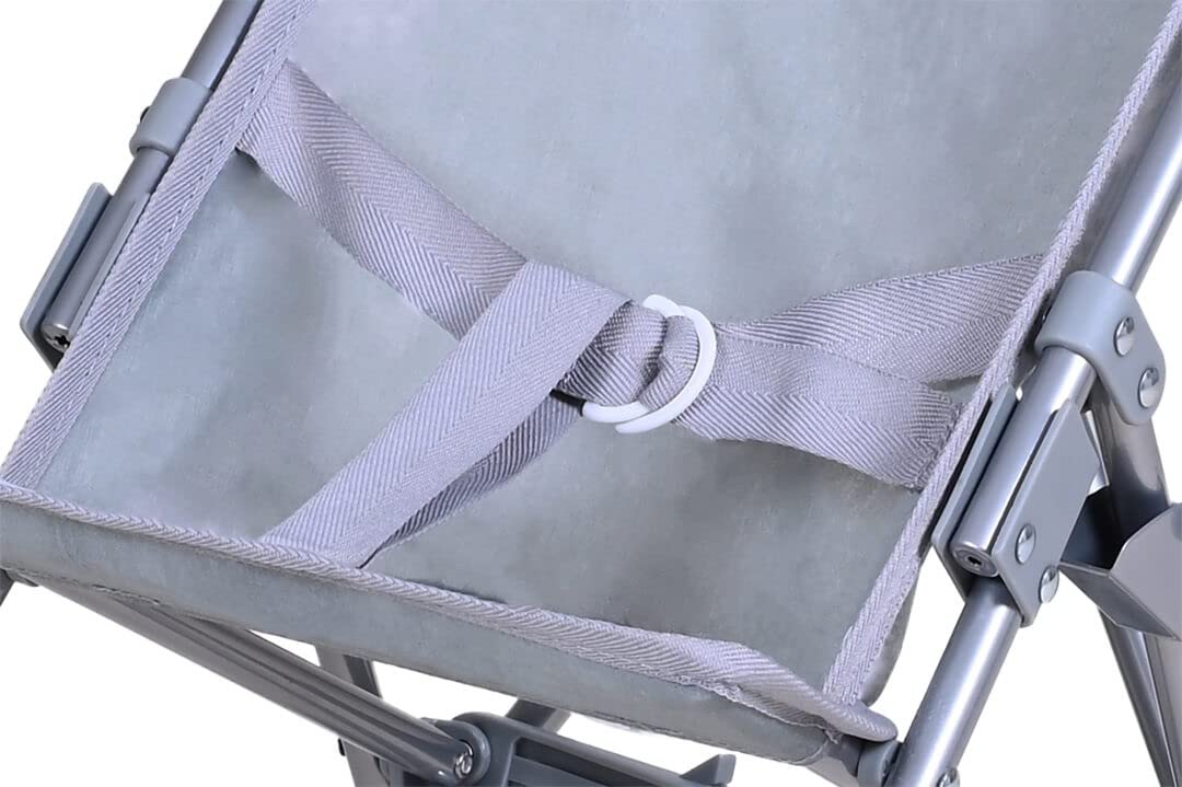 KNORRTOYS.COM 12640 Sim-Royal Grey Doll's Buggy 42 x 27 x 55 cm