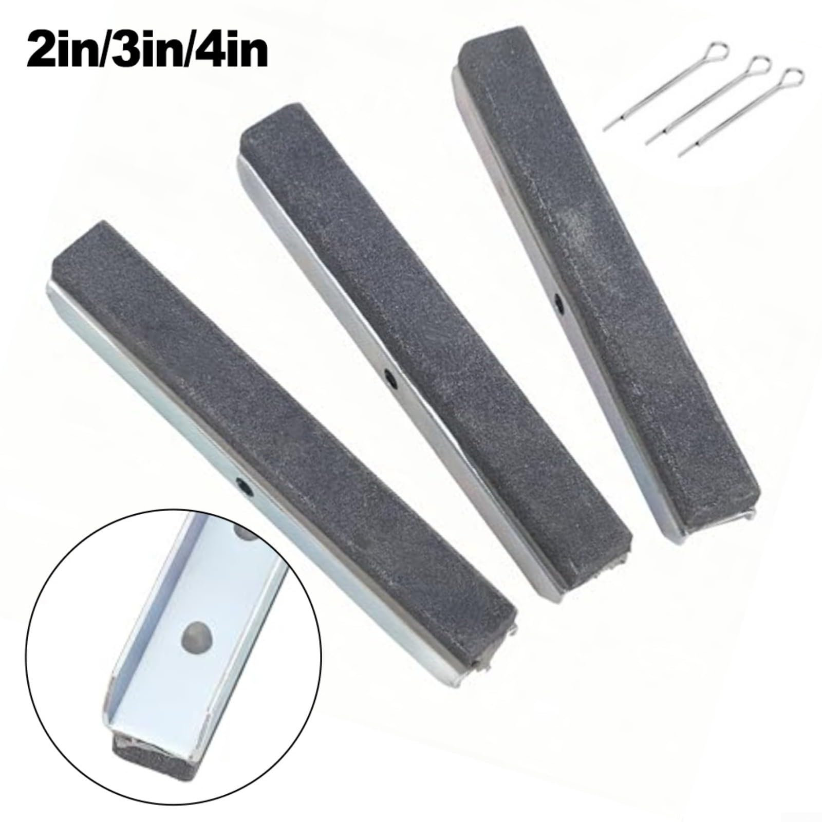 Set di 3 pietre per levigatura del cilindro del motore e rimozione di sbavature in metallo, per la riparazione del motore (7,6 cm)