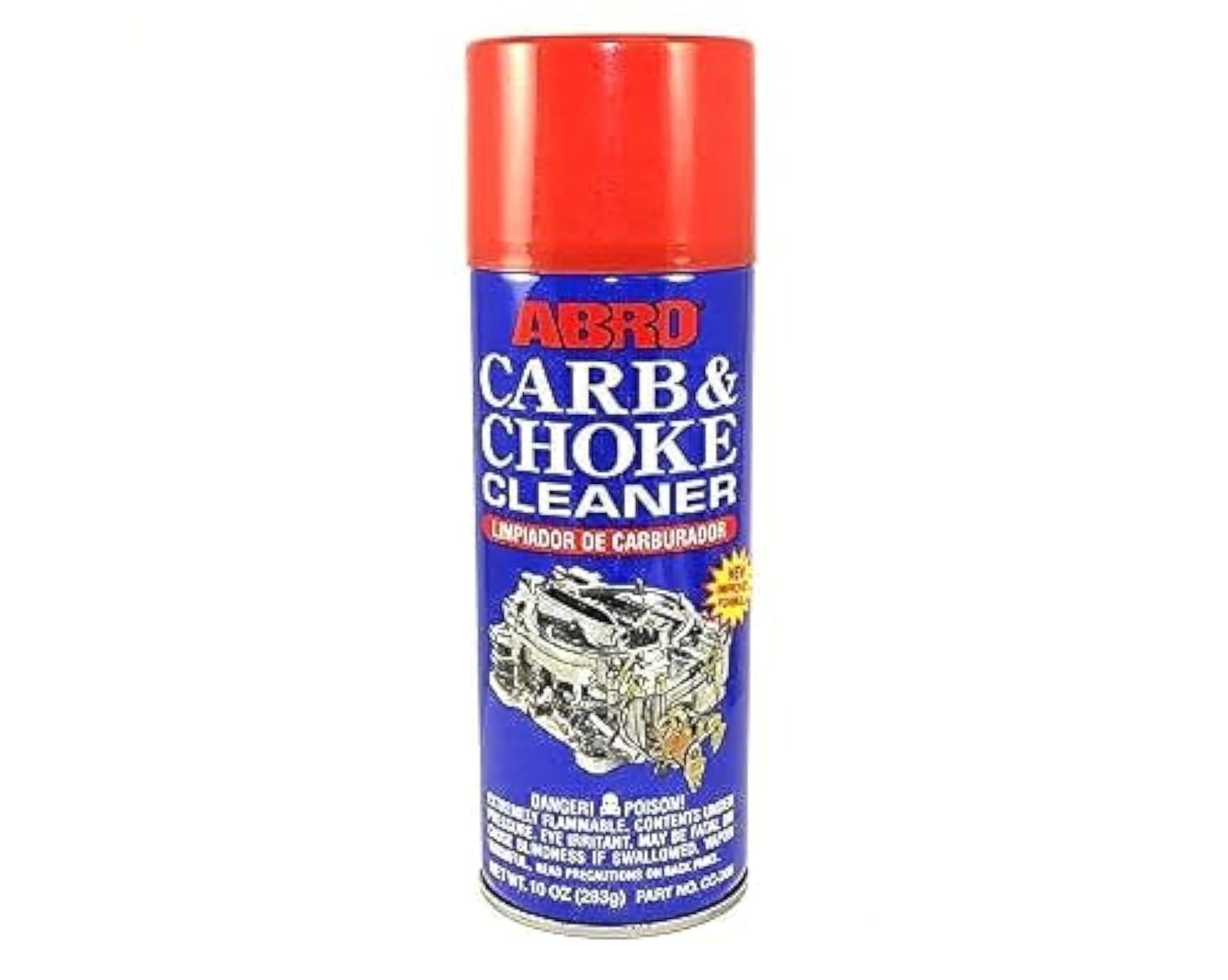 ABRO - Spray Limpia Carburadores sin Necesidad de Desmontar, Limpiador Profesional de EGR, Carburador y Estrangulador 400 ml