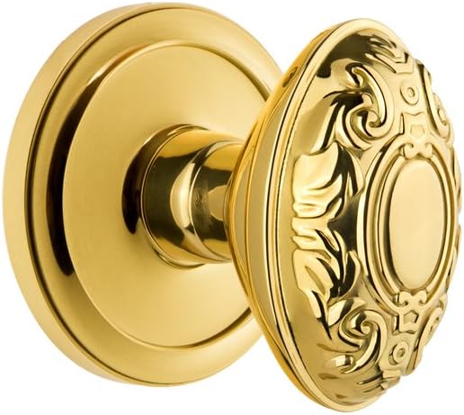 Grandeur 820309 Circulaire Rosette Privacy with Grande Victorian Knob in Timeless Bronze, 2.75
