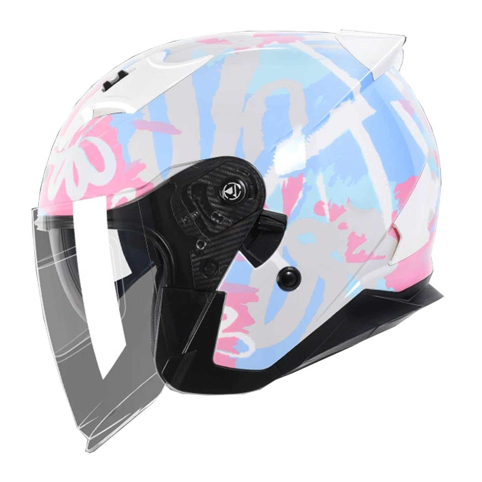 Evita el calor y viaja seguro con el casco moto JATIBOSH semiabierto con visera ECE