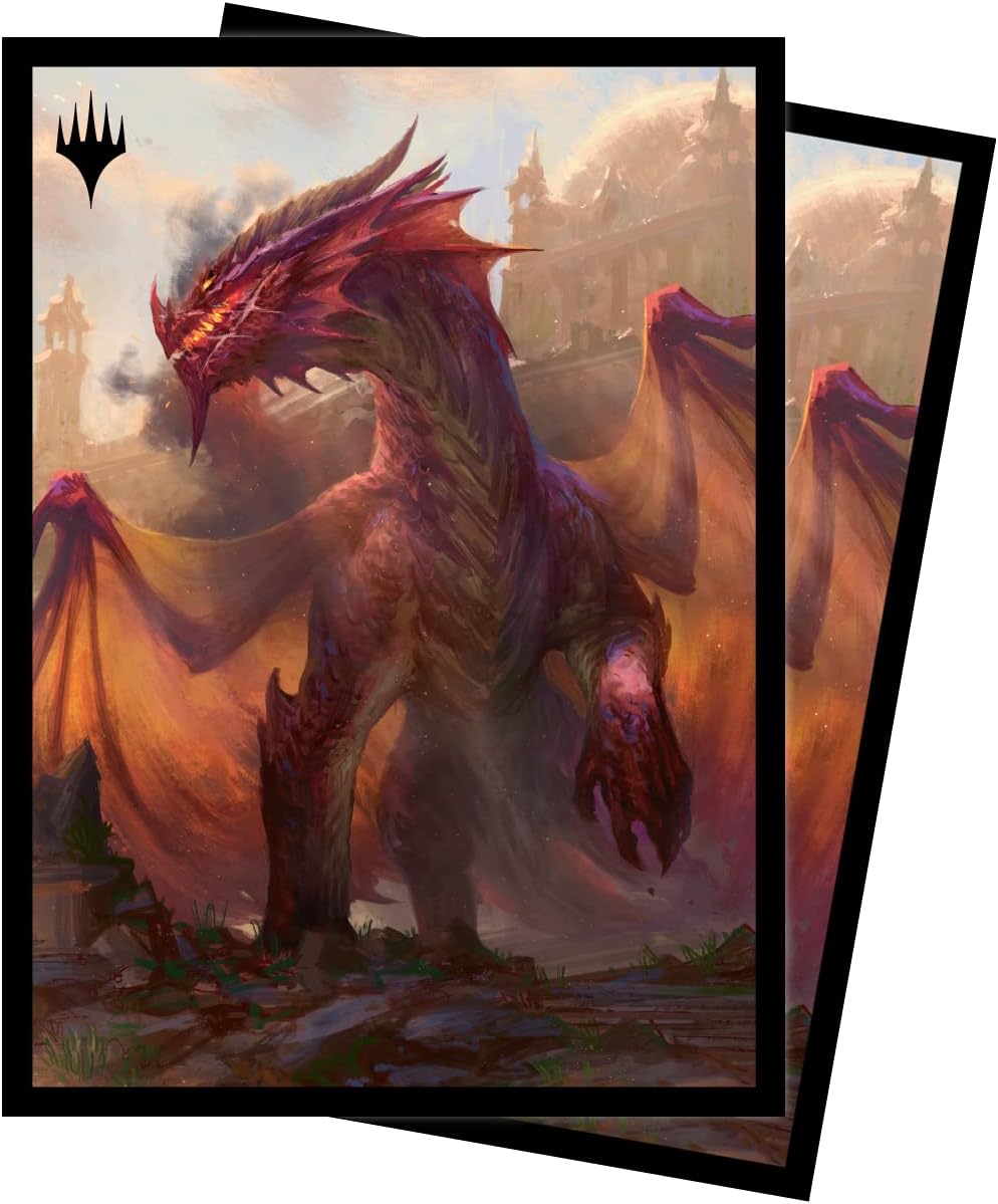 Ultra PRO - Magic: The Gathering Battle for Baldur's Gate, Commander Legend 100ct Card Sleeves (Firkraag, Cunning Instigator) - Protect Your Collectible Trading Cards with ChromaFushion Technology