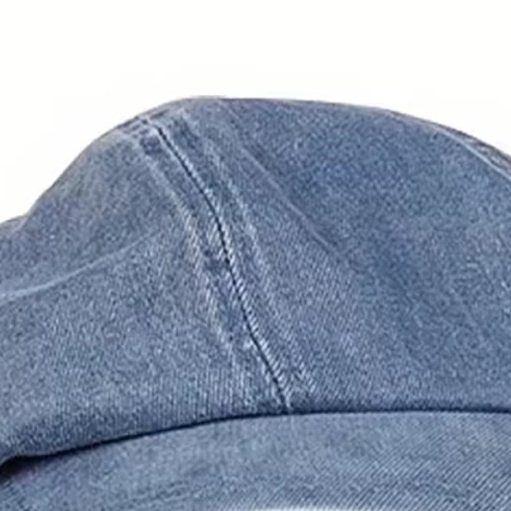 Amazon.com: Denim Painters Hat Retro Octagonal Hat Trendy