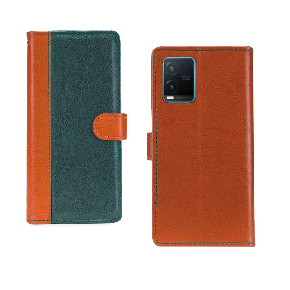 Vivo T1X Flip Case - Premium Leather Protection -9