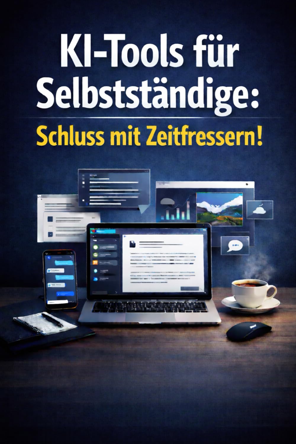 KI-Tools für Selbstständige: Schluss mit Zeitfressern!: KI-Tools Anleitung & KI-Tools Tipps für mehr Output, professionelle Texte/Angebote und ... – Schritt für Schritt ohne Technikfrust