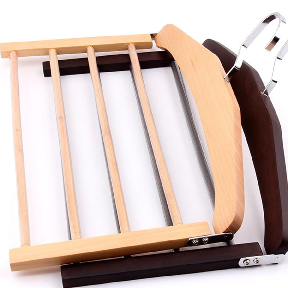 Zerodeko Percha Antideslizante Multicapa para Pantalones y Ropa, Material Sintético, Plegable, 4 Piezas para Organización en Habitación